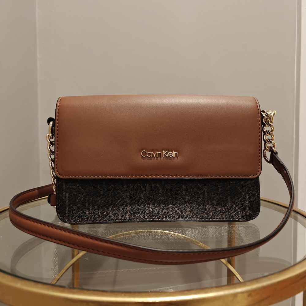 Calvin Klein Brown and Black Women's Bag